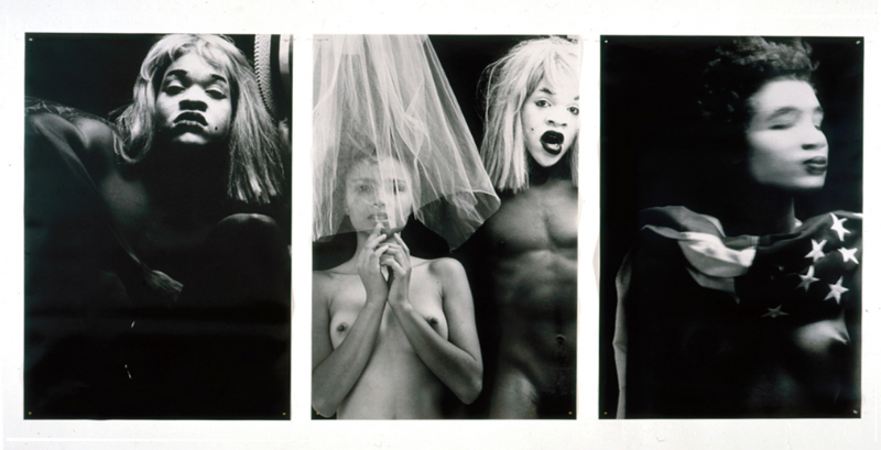 Americas (Triptych) [Miss Girl; Kym, Lyle & Crinoline; Miss America], 1987-88