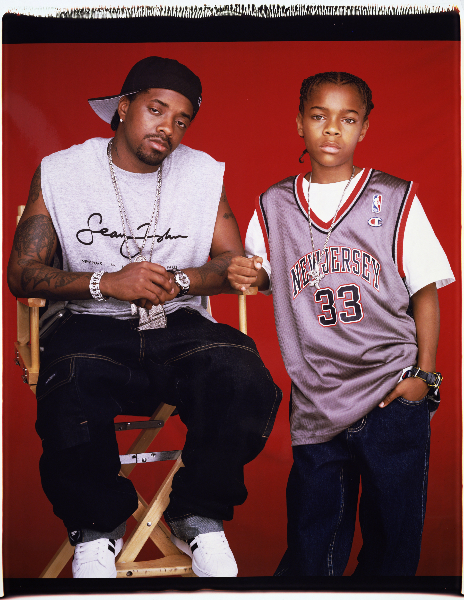 Jermaine Dupri and Bow Wow, musicians For Vibe, Sept. 2000